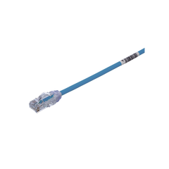 Cable de Parcheo UTP Cat6A, CM/LSZH, Diámetro Reducido (28AWG), Color Azul, 3 m.