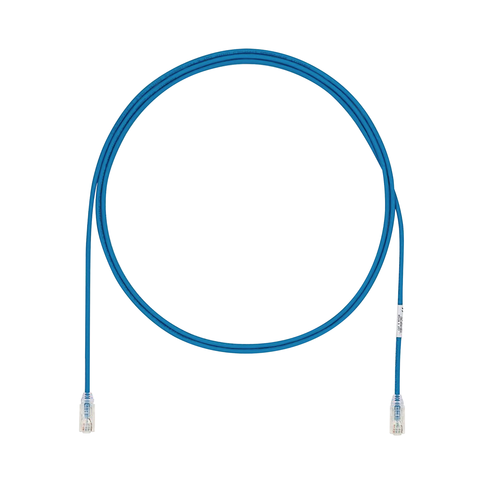 Cable de Parcheo UTP Cat6A, CM/LSZH, Diámetro Reducido (28AWG), Color Azul, 13.11 Metros (43 Pies)
