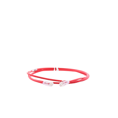 Cable de Parcheo UTP Cat6A, CM/LSZH, Diámetro Reducido (28AWG), Color Rojo, 5ft