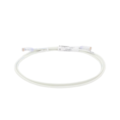 Cable de Parcheo UTP Cat6A, CM/LSZH, Diámetro Reducido (28AWG), Color Blanco Mate, 7ft