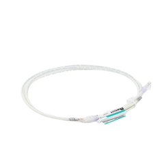 Cable de Parcheo UTP Cat6A, CM/LSZH, Diámetro Reducido (28AWG), Color Blanco Mate, 2.13 Metros (7 Pies)