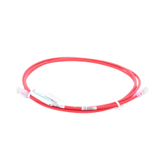 Cable de Parcheo UTP Cat6A, CM/LSZH, Diámetro Reducido (28AWG), Color Rojo, 7ft