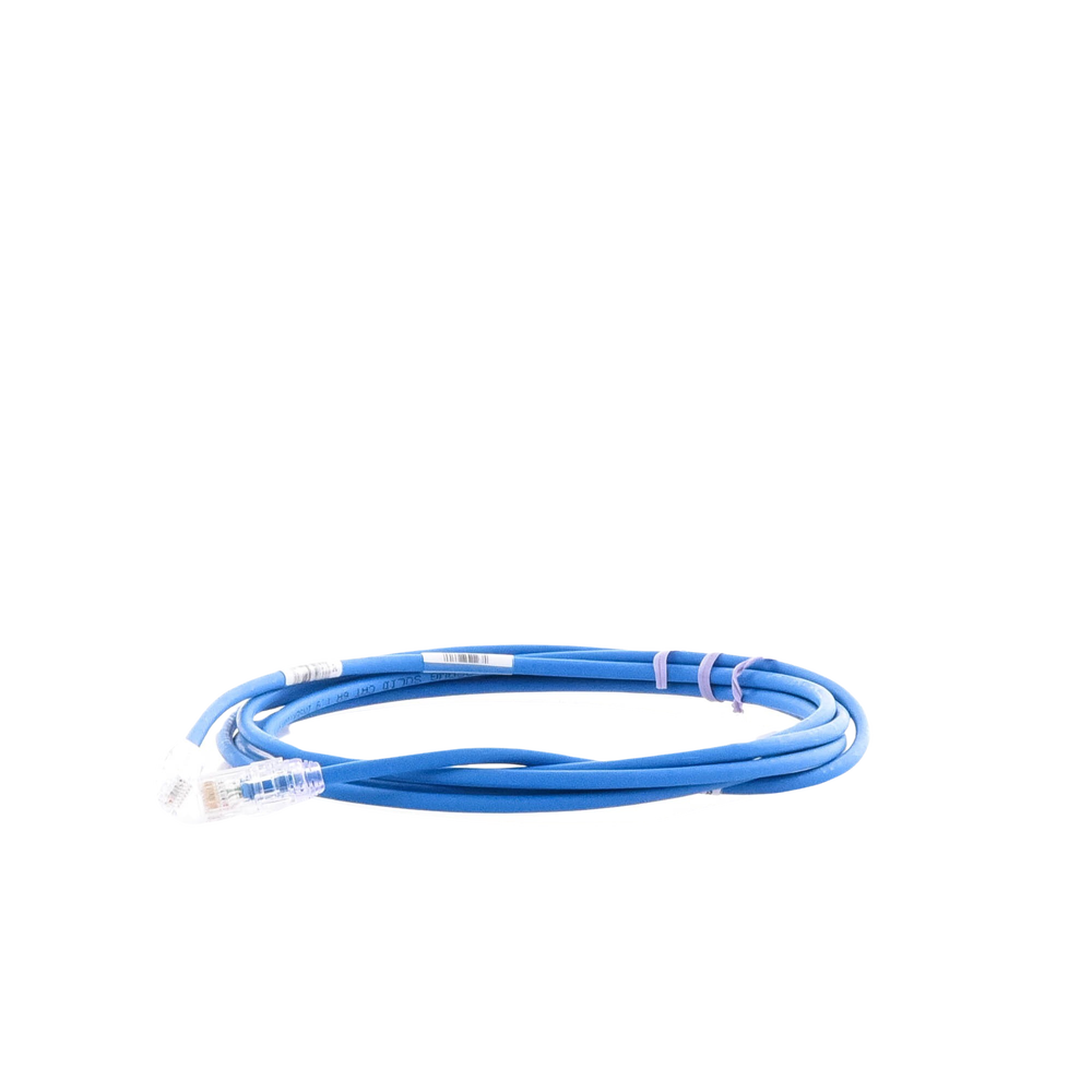 Cable de Parcheo UTP Cat6A, CM/LSZH, Diámetro Reducido (28AWG), Color Azul, 2.44 Metros (8 Pies)