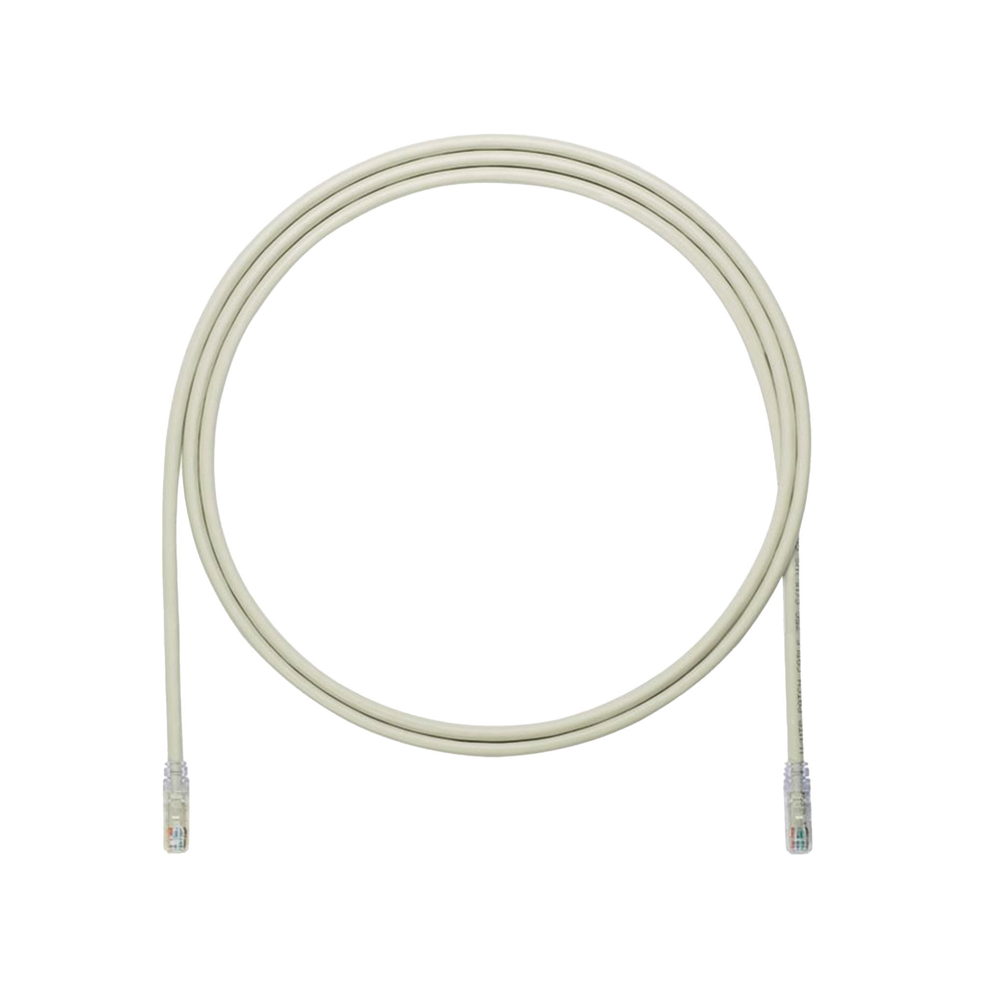 Cable de Parcheo UTP, Cat6A, 24 AWG, CM, Color Gris, 3.05 Metros (10 Pies)