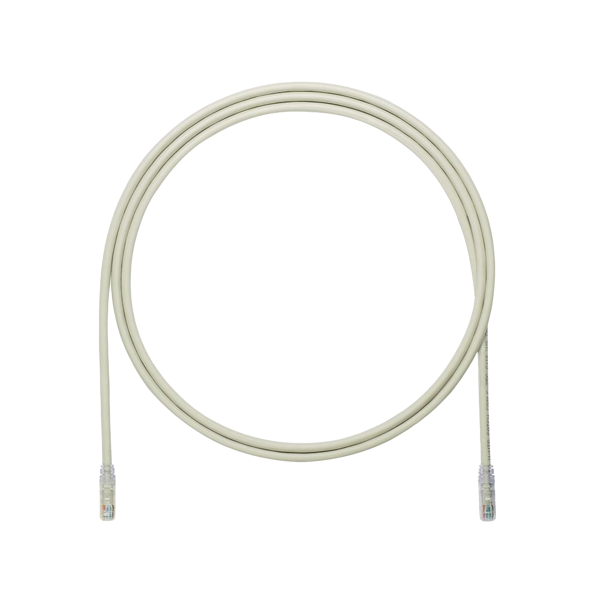 Cable de Parcheo UTP, Cat6A, 24 AWG, CM, Color Gris, 3.05 Metros (10 Pies)