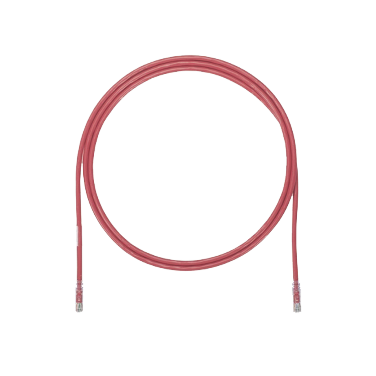 Cable de Parcheo UTP, Cat6A, 24 AWG, CM, Color Rojo, 5.18 Metros (17 Pies)