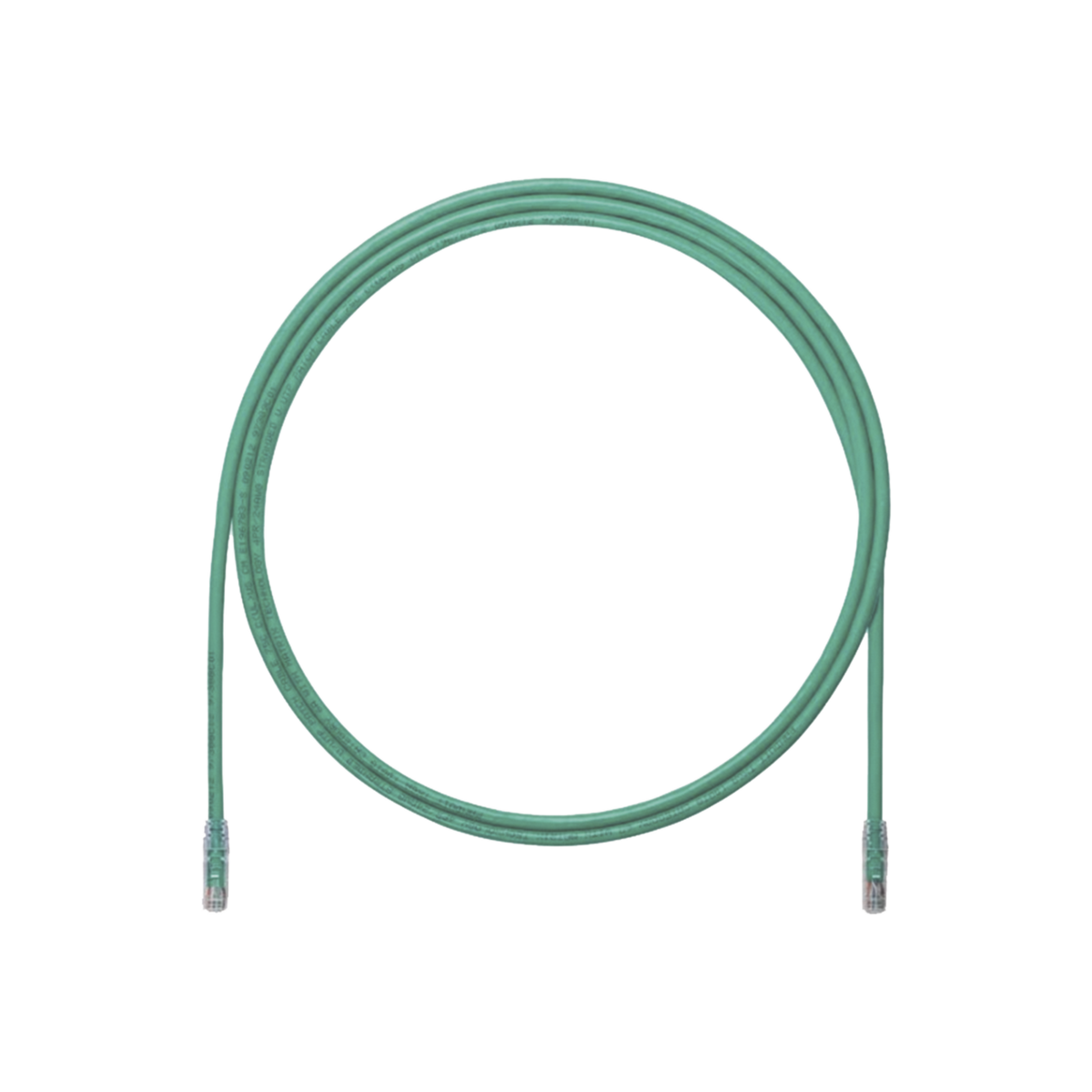 Cable de Parcheo UTP, Cat6A, 24 AWG, CM, Color Verde, 6.1 Metros (20 Pies)