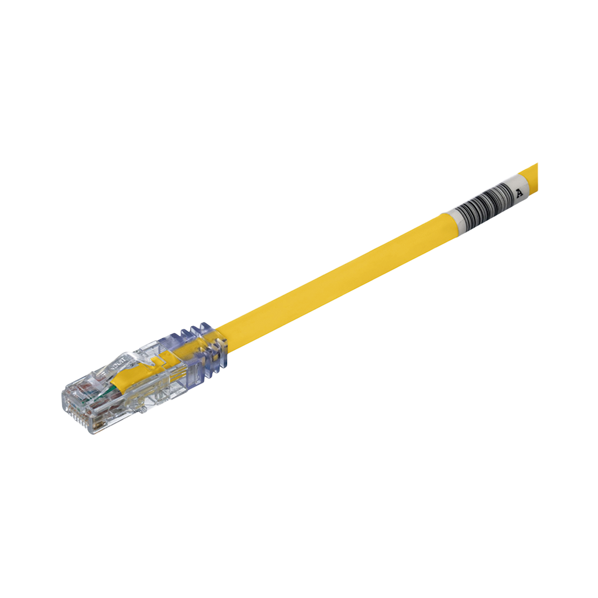 Cable de Parcheo UTP, Cat6A, 24 AWG, CM, Color Amarillo, 6.1 Metros (20 Pies)