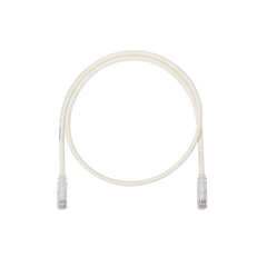 Cable de Parcheo UTP, Cat6A, 24 AWG, CM, Color Blanco, 3ft