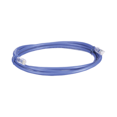 Cable de Parcheo UTP, Cat6A, 24 AWG, CM, Color Azul, 1.52 Metros (5 Pies)
