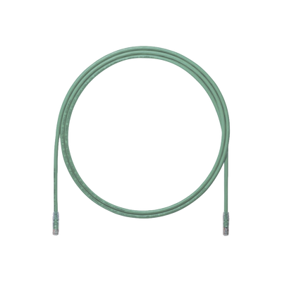 Cable de Parcheo UTP, Cat6A, 24 AWG, CM, Color Verde, 5 ft