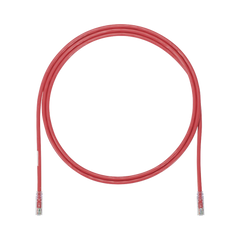 Cable de Parcheo UTP, Cat6A, 24 AWG, CM, Color Rojo, 5ft