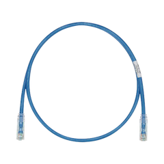 Cable de Parcheo TX6, UTP Cat6, 24 AWG, CM, Color Azul, 0.5 m.