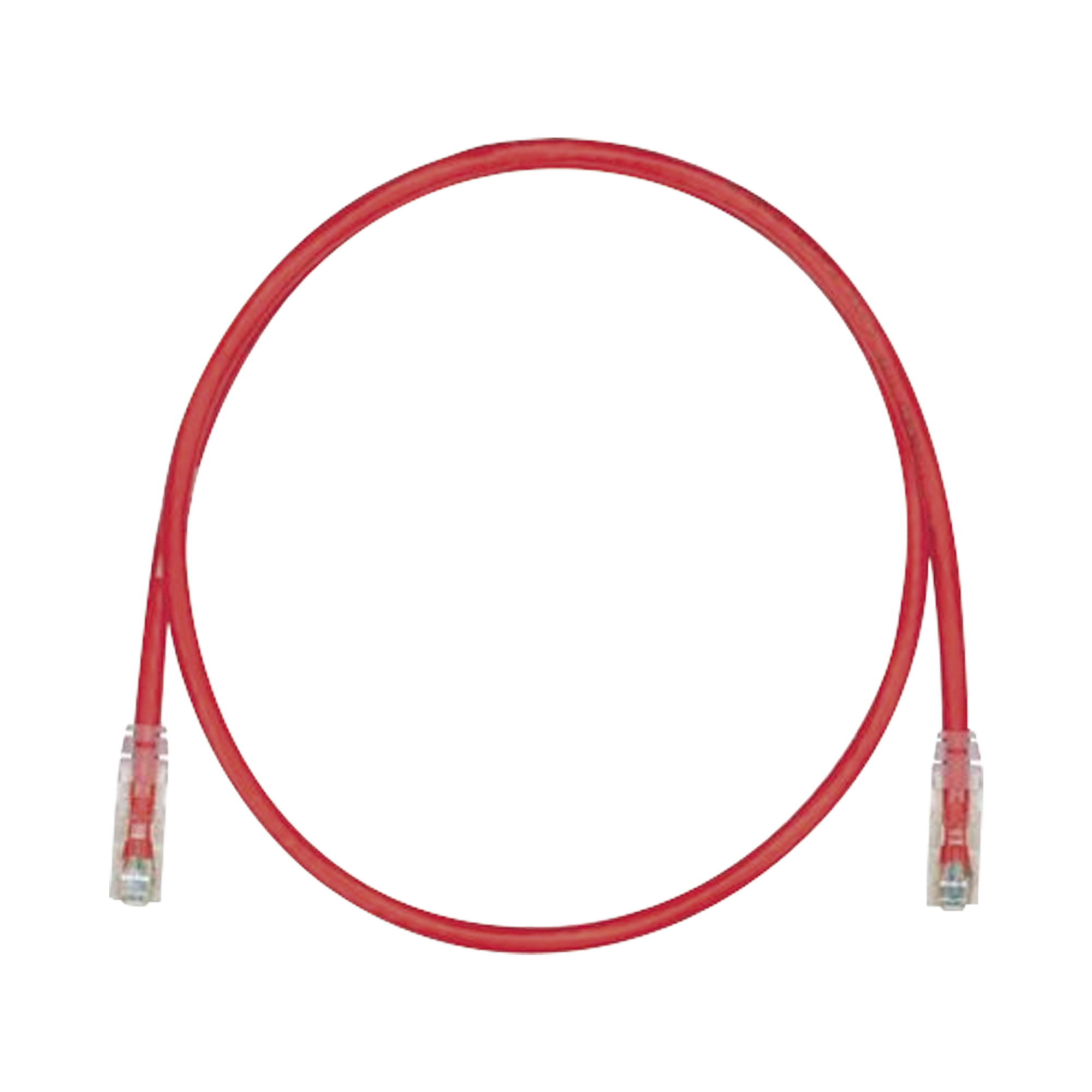 Cable de Parcheo TX6, UTP Cat6, 24 AWG, CM, Color Rojo, 3.05 Metros (10 Pies)