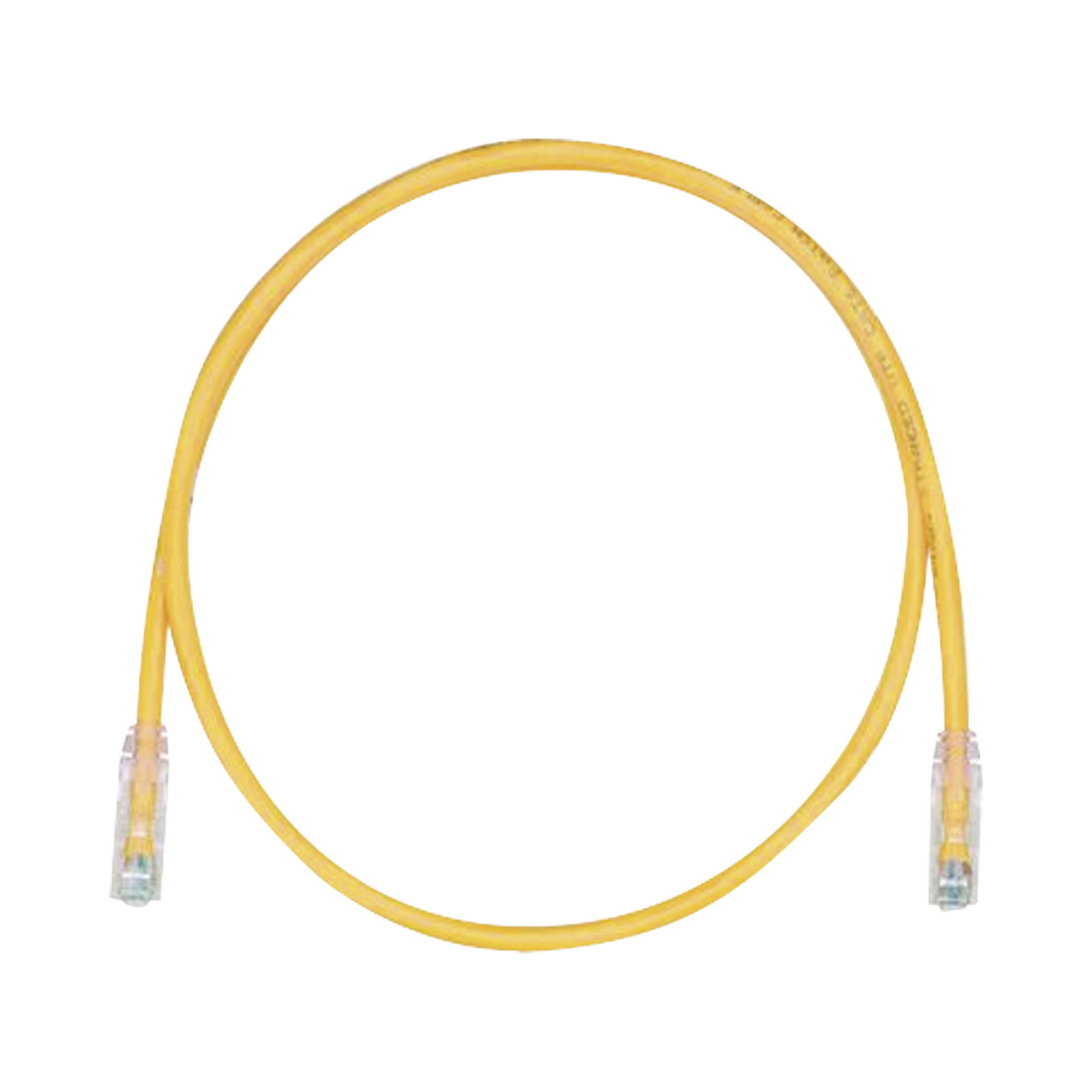 Cable de Parcheo TX6, UTP Cat6, 24 AWG, CM, Color Amarillo, 3.05 Metros (10 Pies)
