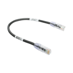 Cable de Parcheo TX6, UTP Cat6, 24 AWG, CM, Color Negro, 1ft