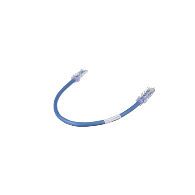 Cable de Parcheo TX6, UTP Cat6, 24 AWG, CM, Color Azul, 1 ft