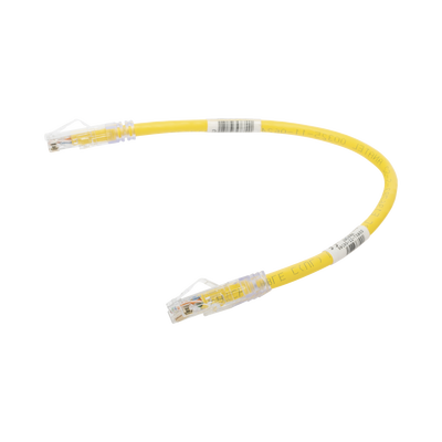 Cable de Parcheo TX6, UTP Cat6, 24 AWG, CM, Color Amarillo, 1ft