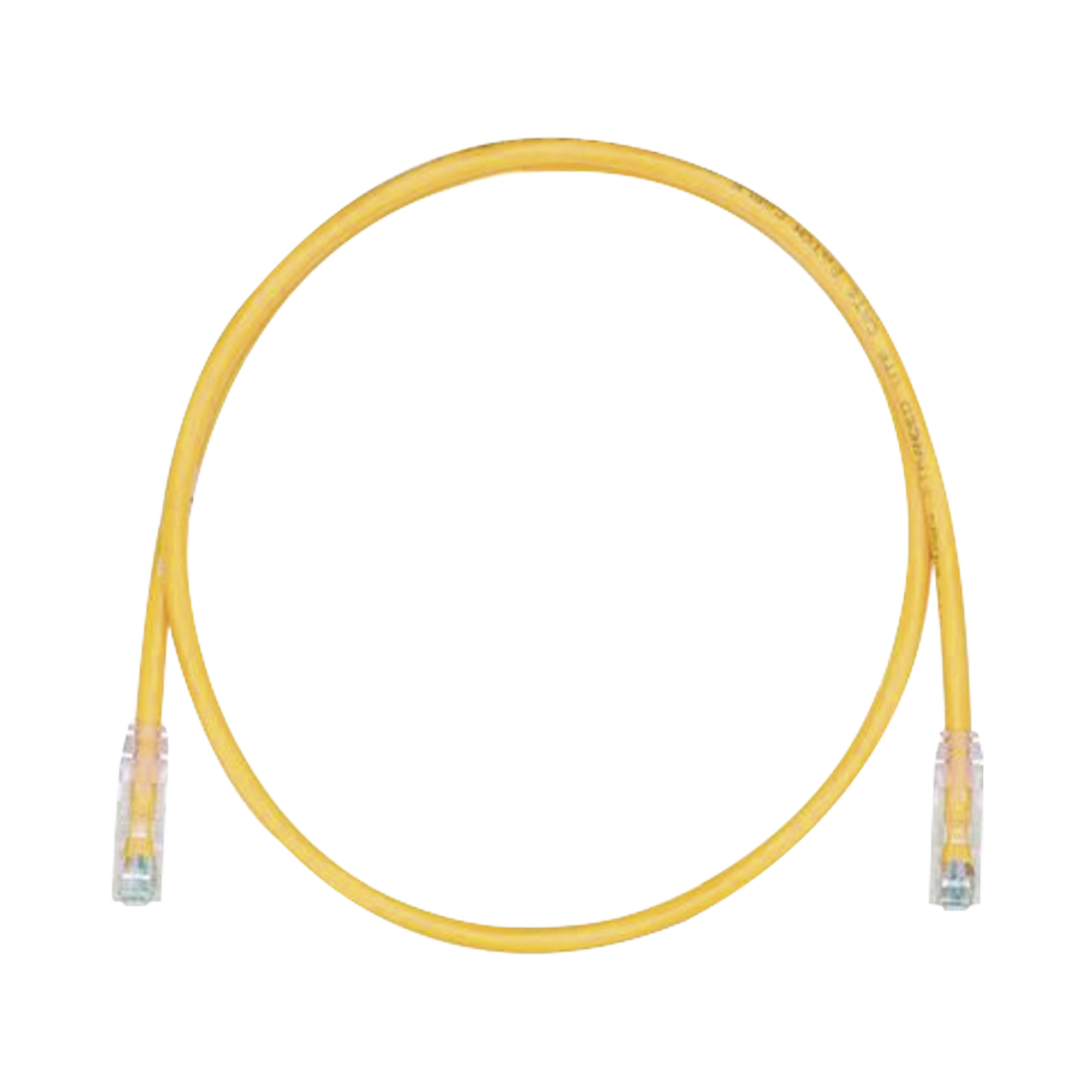 Cable de Parcheo TX6, UTP Cat6, 24 AWG, CM, Color Amarillo, 9.14 Metros (30 Pies)