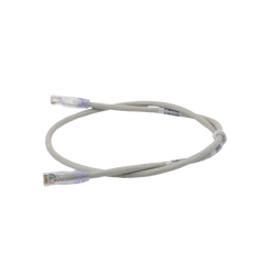 Cable de Parcheo TX6, UTP Cat6, 24 AWG, CM, Color Gris, 0.91 Metros (3 Pies)