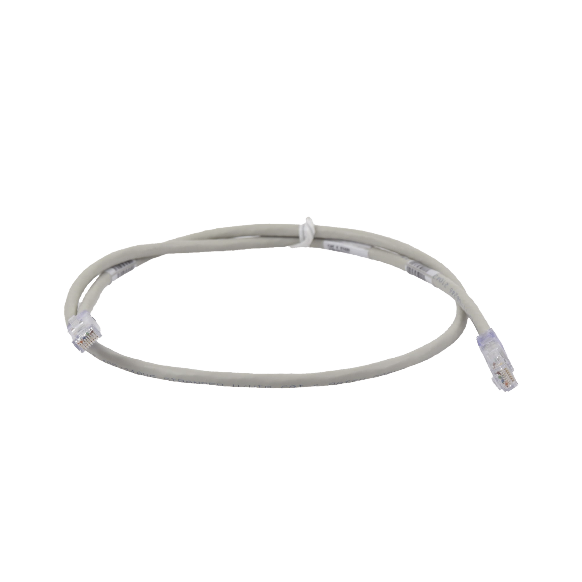 Cable de Parcheo TX6, UTP Cat6, 24 AWG, CM, Color Gris, 0.91 Metros (3 Pies)