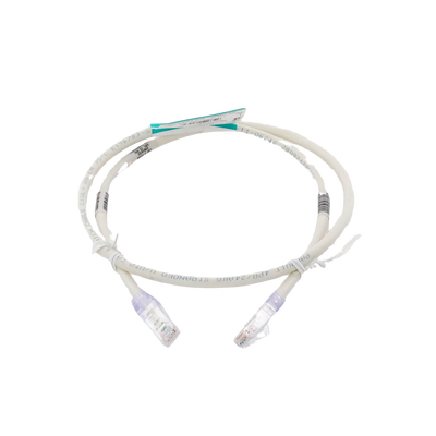 Cable de Parcheo TX6, UTP Cat6, 24 AWG, CM, Color Blanco Mate, 3ft
