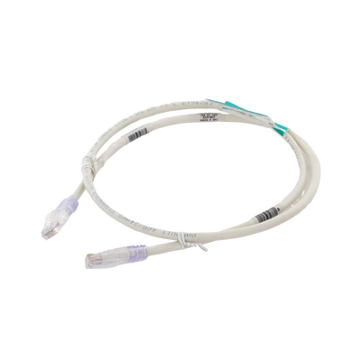 Cable de Parcheo TX6, UTP Cat6, 24 AWG, CM, Color Blanco Mate, 3ft