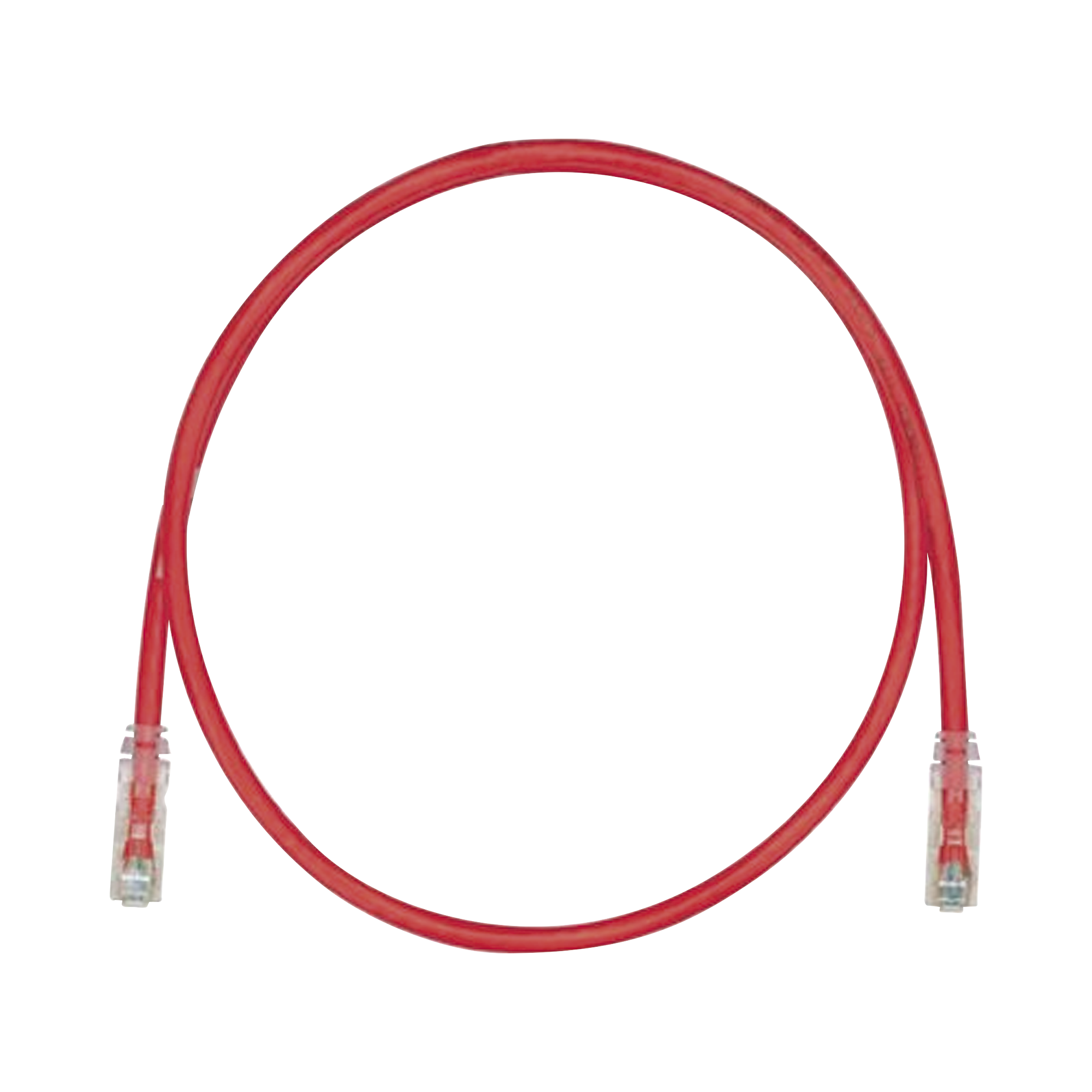 Cable de Parcheo TX6, UTP Cat6, 24 AWG, CM, Color Rojo, 1.52 Metros (5 Pies)