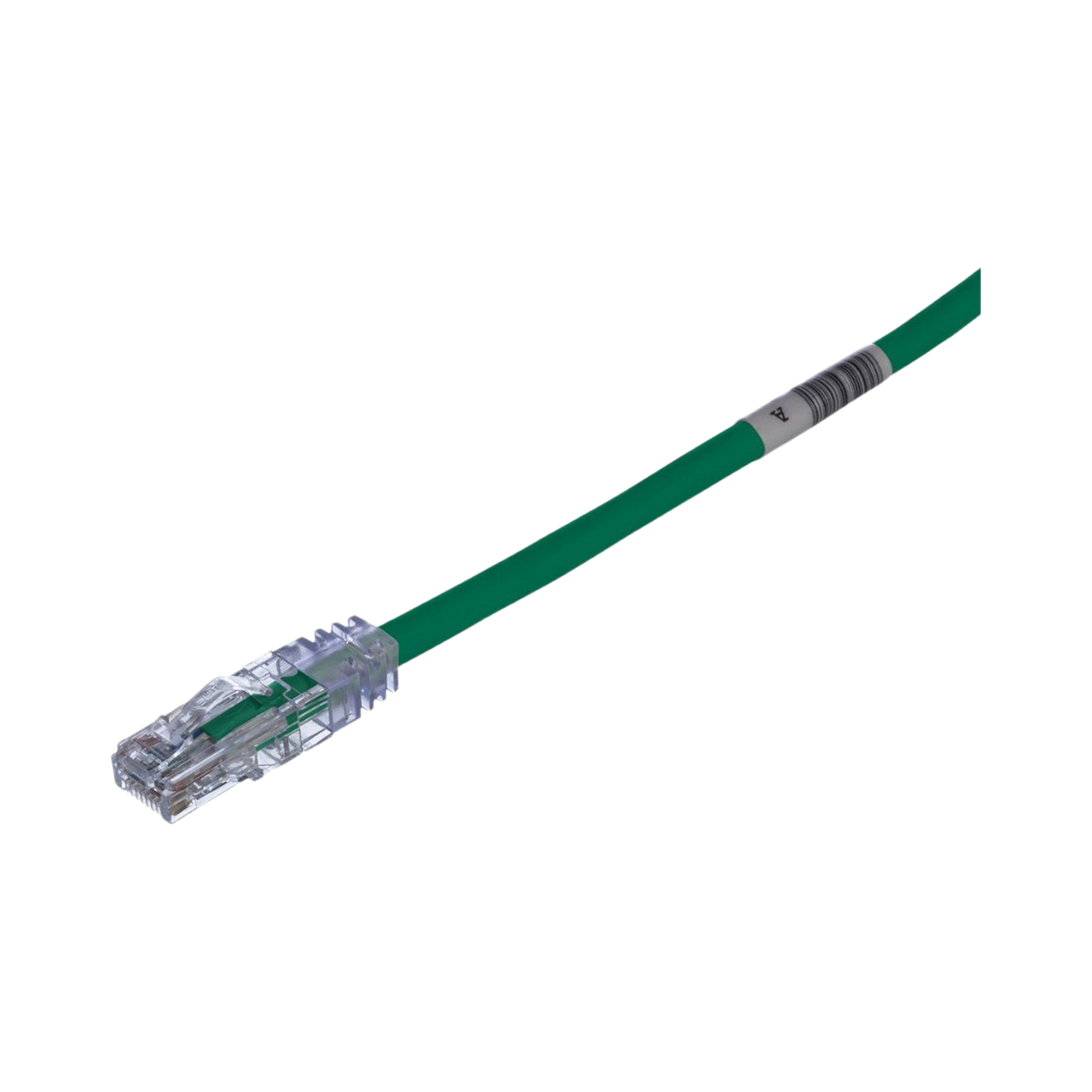 Cable de Parcheo TX6, UTP Cat6, 24 AWG, CM, Color Verde, 2.13 Metros (7 Pies)
