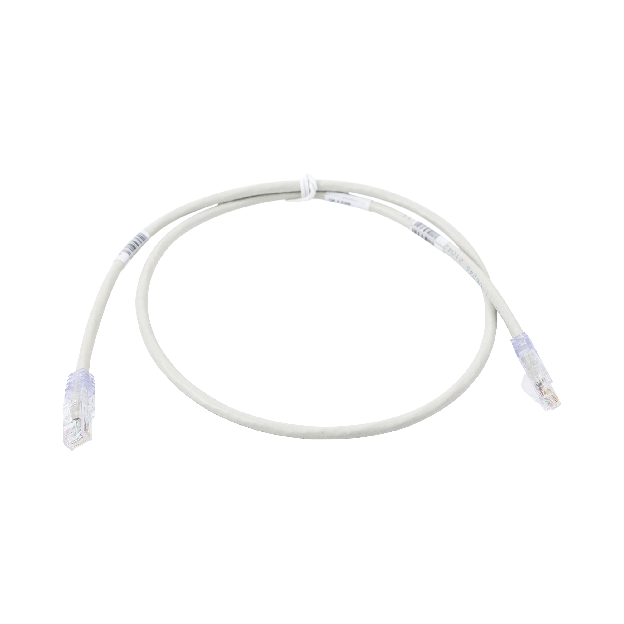 Cable de Parcheo TX6, UTP Cat6, 24 AWG, CM, Color Gris, 2.13 Metros (7 Pies)