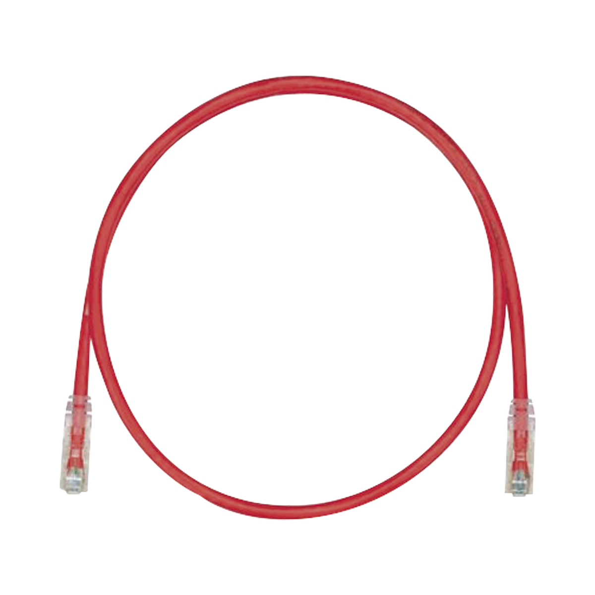 Cable de Parcheo TX6, UTP Cat6, 24 AWG, CM, Color Rojo, 2.13 Metros (7 Pies)