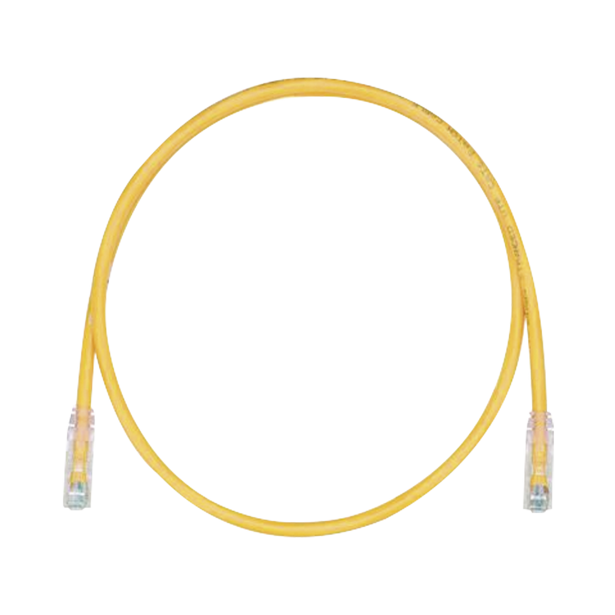 Cable de Parcheo TX6, UTP Cat6, 24 AWG, CM, Color Amarillo, 2.13 Metros (7 Pies)