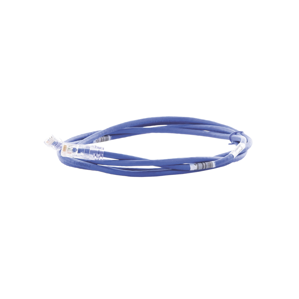 Cable de Parcheo TX6, UTP Cat6, 24 AWG, CM, Color Azul, 2.44 Metros (8 Pies)