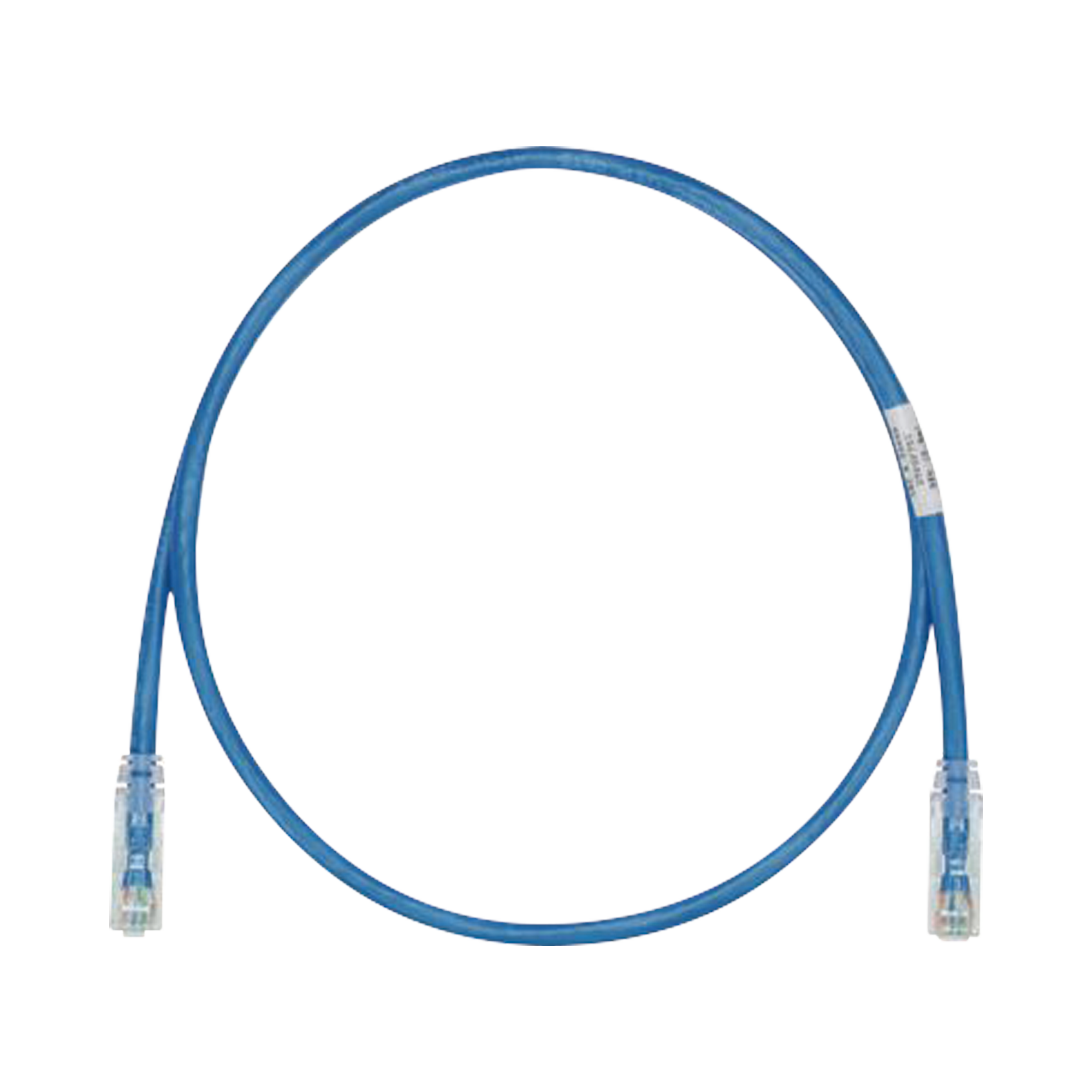 Cable de Parcheo TX6, UTP Cat6, 24 AWG, CM, Color Azul, 2.44 Metros (8 Pies)