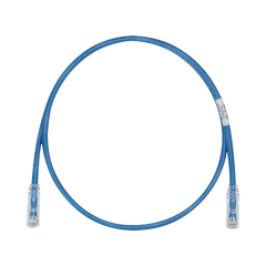 Cable de Parcheo TX6, UTP Cat6, 24 AWG, LSZH, Color Azul, 1 Metro (3.28 Pies)