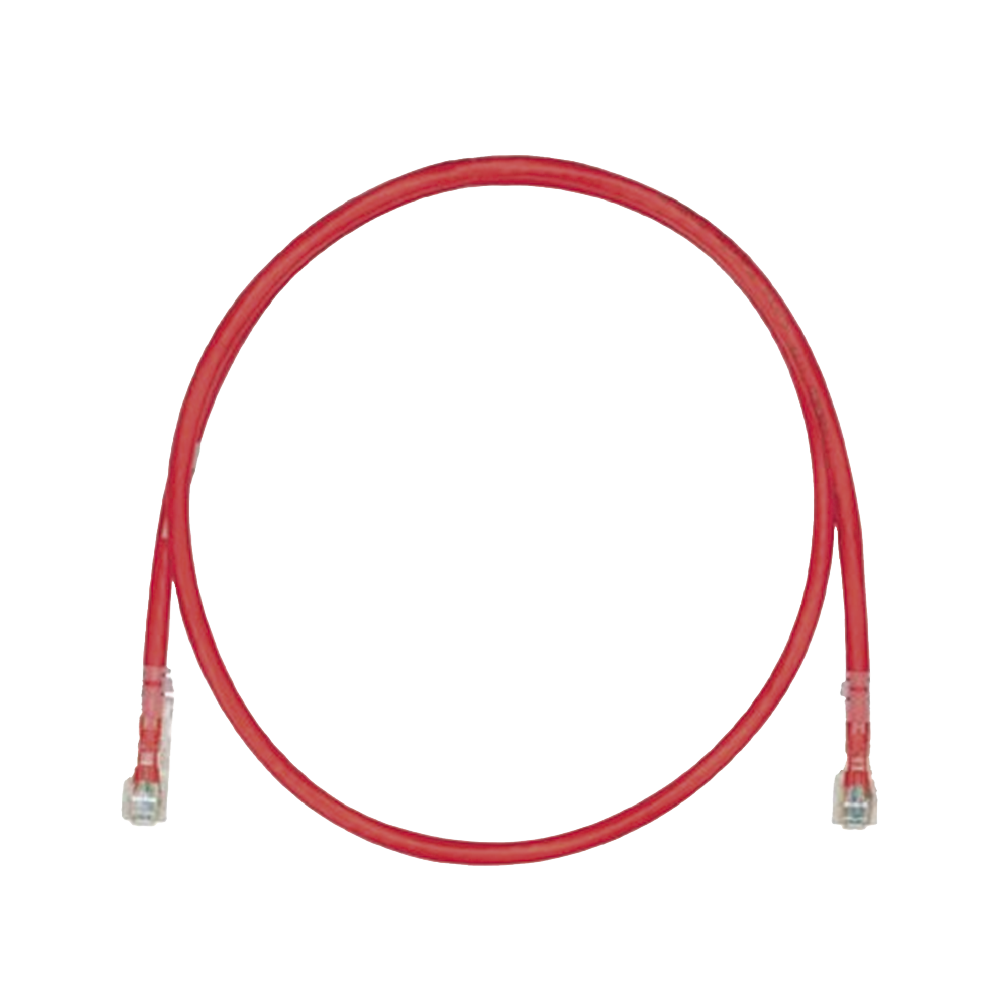 Cable de Parcheo TX6, UTP Cat6, 24 AWG, LSZH, Color Rojo, 8 Metros (26.25 Pies)