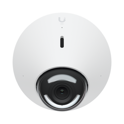 UniFi Protect Cámara G5 Dome  para interior/exterior / 2K (4MPX), ángulo 102.4°, visión nocturna IR hasta 9 mts / detecciones inteligentes / audio bidireccional / resistente a la intemperie IPx4 / antivandálica IX08