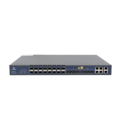 OLT de 16 puertos EPON con 12 puertos Uplink (4 puertos Gigabit Ethernet + 4 puertos SFP + 4 puertos SFP+) , hasta 1,024 ONUS