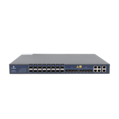 OLT de 16 puertos EPON con 12 puertos Uplink (4 puertos Gigabit Ethernet + 4 puertos SFP + 4 puertos SFP+) , hasta 1,024 ONUS