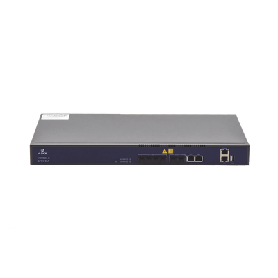 OLT de 4 puertos GPON con 4 puertos Uplink (2 puertos Gigabit Ethernet + 2 puertos Gigabit Ethernet SFP) , hasta 512 ONUS,