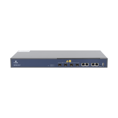 OLT de 2 puertos GPON + 4 puertos Uplink (2 puertos Gigabit Ethernet + 2 puerto SFP/SFP+) , hasta 256 ONUS