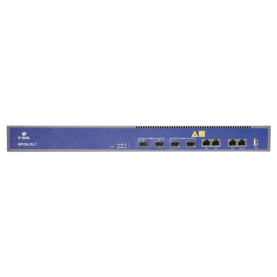 OLT de 2 puertos GPON + 4 puertos Uplink (2 puertos Gigabit Ethernet + 2 puerto SFP/SFP+) , hasta 256 ONUS