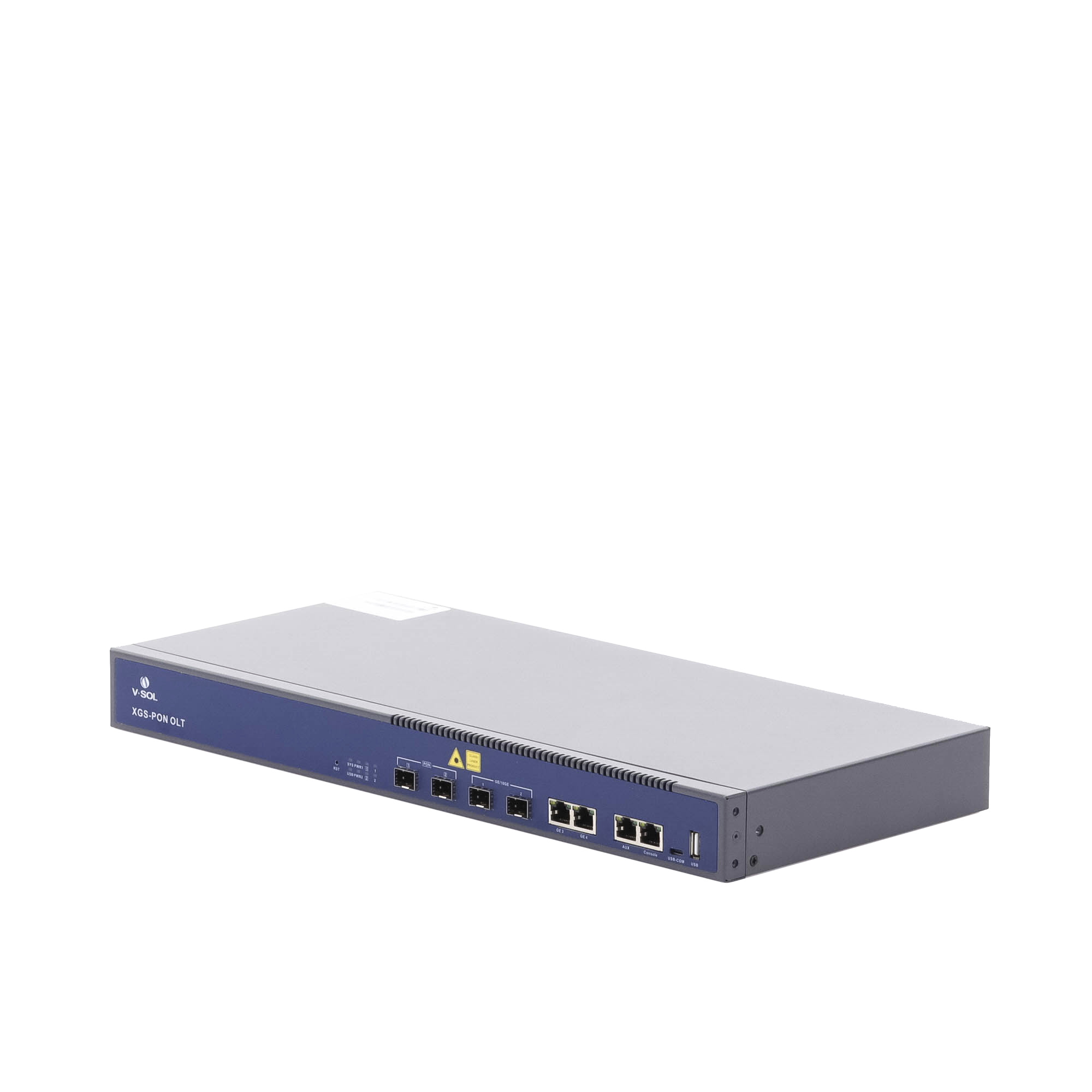 OLT Dual de 2 Puertos XGSPON/GPON / 4 Puertos Uplink (2 Puerto Gigabit RJ45 + 2 Puertos SFP/SFP+) / Hasta 512 ONUs