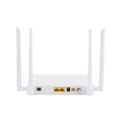 ONU Dual GPON/EPON / Wi-Fi Doble Banda 2.4 y 5 GHz / Soporta MESH / 2 Puertos Gigabit / 1 Puerto PON SC/APC / 1 puerto CATV / Hasta 1200 Mbps vía Wi-Fi