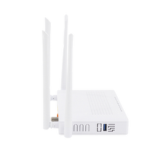 ONU Dual GPON/EPON / Wi-Fi Doble Banda 2.4 y 5 GHz / Soporta MESH / 2 Puertos Gigabit / 1 Puerto PON SC/APC / 1 puerto CATV / Hasta 1200 Mbps vía Wi-Fi
