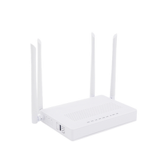 ONU Dual GPON/EPON / Wi-Fi Doble Banda 2.4 y 5 GHz / Soporta MESH / 2 Puertos Gigabit / 1 Puerto PON SC/APC / 1 puerto CATV / Hasta 1200 Mbps vía Wi-Fi