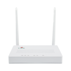 ONU Dual G/EPON con Wi-Fi en 2.4 GHz + 4 puertos LAN Gigabit, hasta 300 Mbps vía inalámbrico