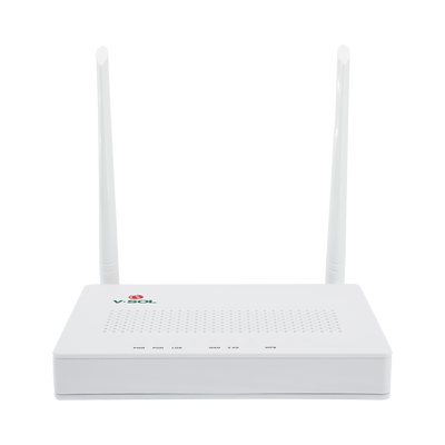 ONU Dual G/EPON con Wi-Fi en 2.4 GHz + 4 puertos LAN Gigabit, hasta 300 Mbps vía inalámbrico