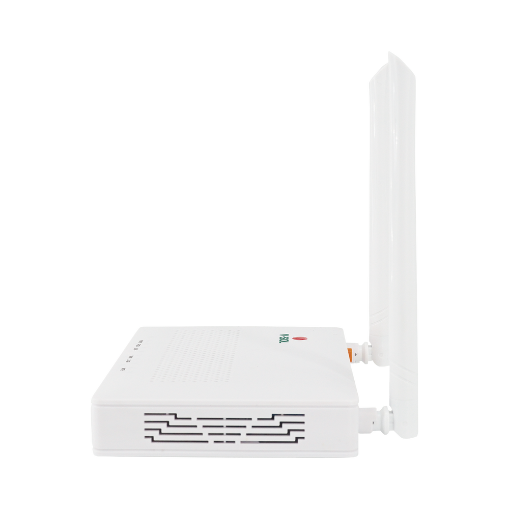 ONU Dual G/EPON con Wi-Fi en 2.4 GHz + 4 puertos LAN Gigabit, hasta 300 Mbps vía inalámbrico