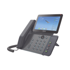 Videoteléfono IP inteligente Insignia, Android 9.0, 20 líneas SIP, pantalla a color 7" ajustable, Teclado de iluminación configurable, PoE, conferencia local de 10 vías.